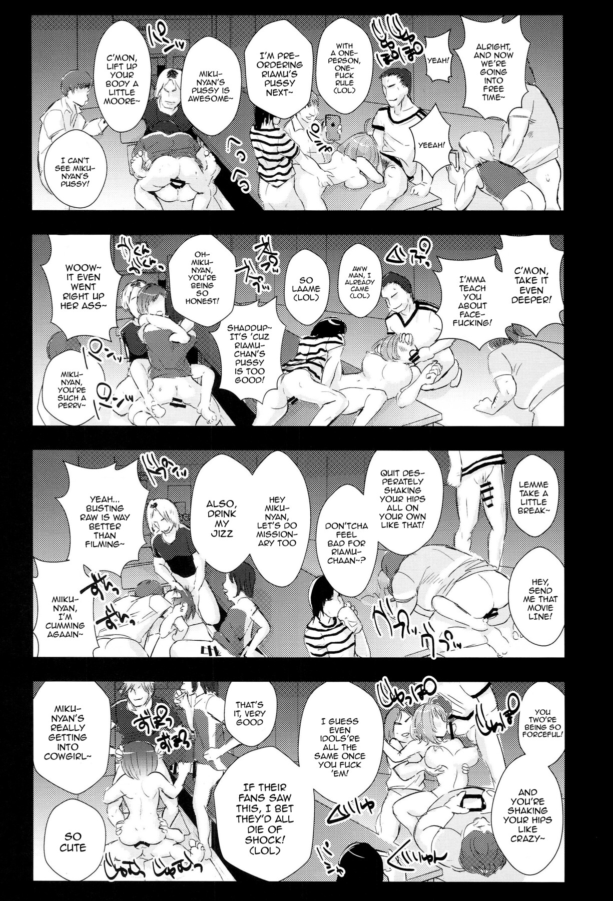 Hentai Manga Comic-Miku and Riamu's Super Fucky-Fuck Newcomer Welcome Party!-Read-19
